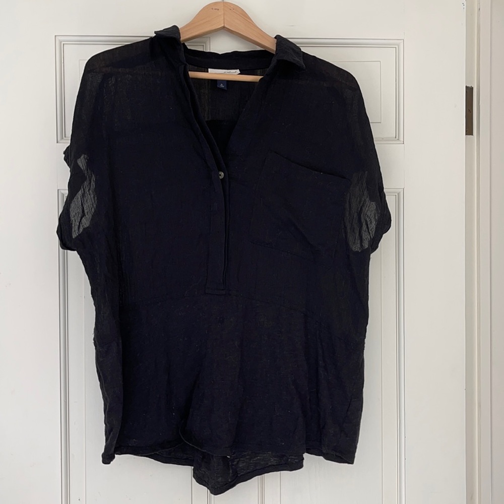 Gauzy universal thread tee